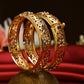 "Gulbahar" Gold Plated Silver Bangle