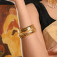 "Gulbahar" Gold Plated Silver Bangle