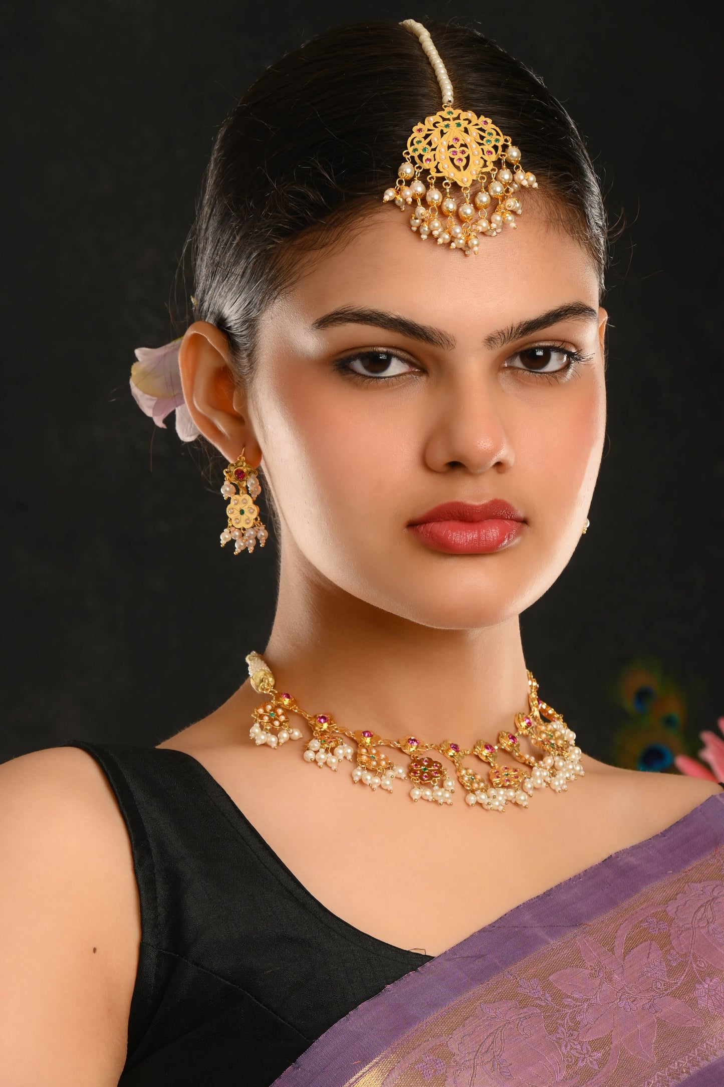 Raunak Puarni Dilli Necklace Set