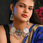 Samaira Purani Dilli Silver Necklace Set