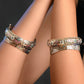 "Gulbahar" Silver Bangle ( Set Of 2)