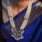 Chand Mahal Purani Dilli Silver Necklace Set