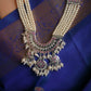 Chand Mahal Purani Dilli Silver Necklace Set