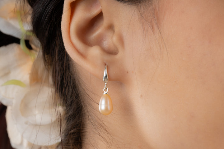 Peach Pearl Silver Drops – Totapari