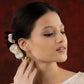 Uncut Round Citrine Earrings