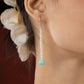 Fresh Water Pearls And Amazonite Melon Earrings