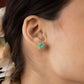 Natural Uncut Amazonite Gemstone Studs