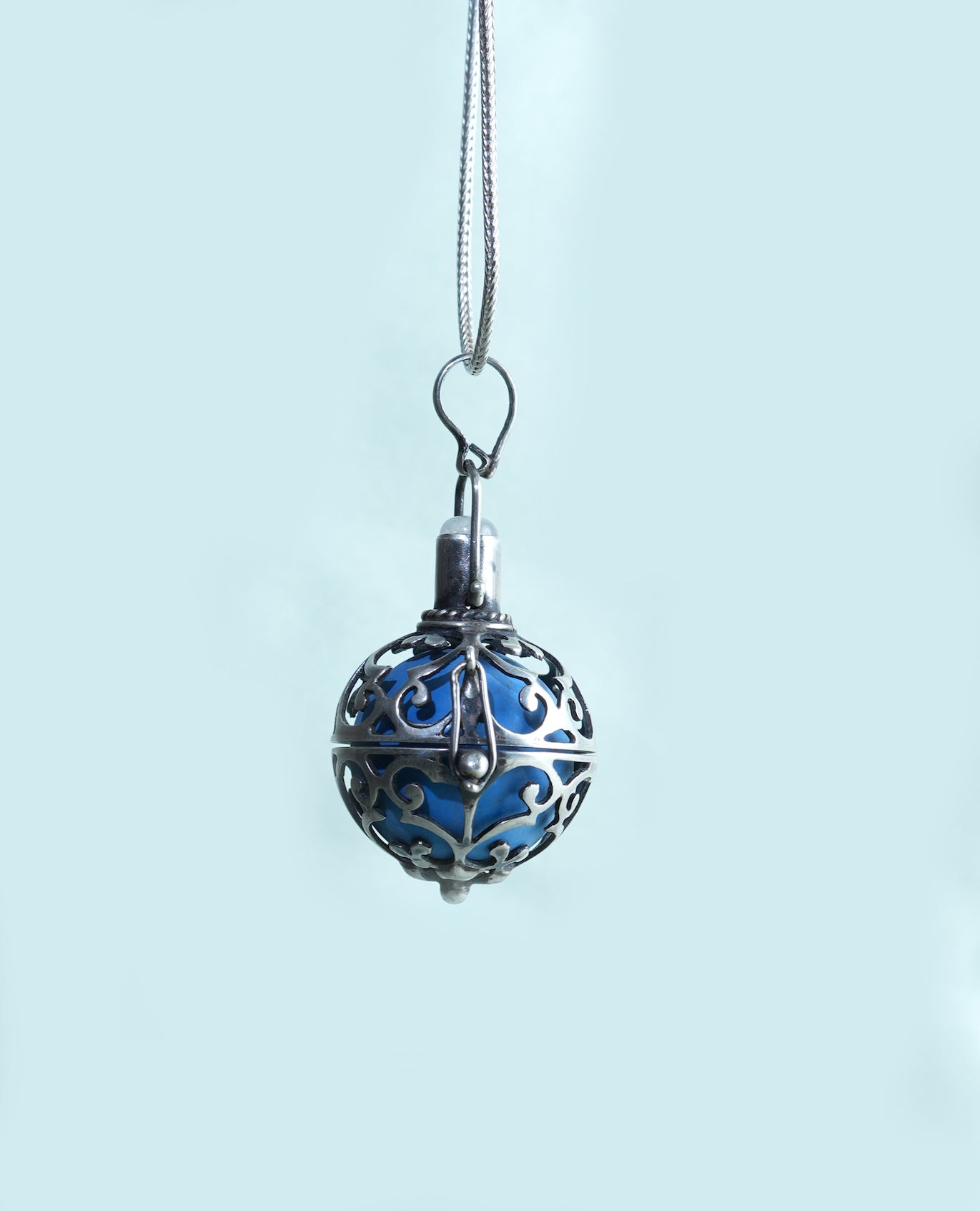 Arabian Magic Silver Ball Pendant