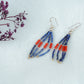 Lapis Beads Silver Earrings