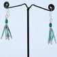 Turquoise Silver Bead Strings