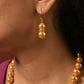Golden Sunset Pearl Earrings