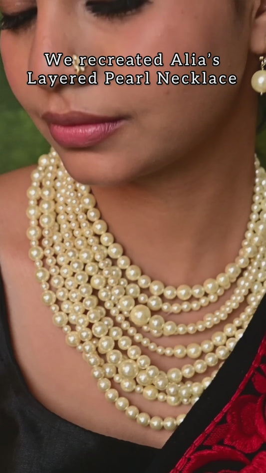 Alia Multilayered Pearl Necklace