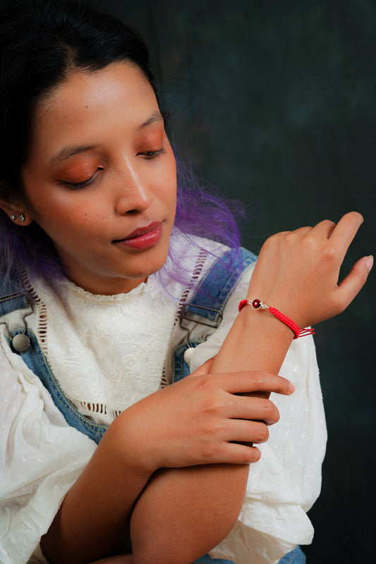 Love And Passion Garnet Bracelet