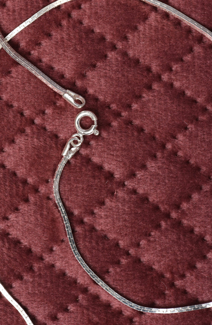 Square Scale Chain Everyday Silver Scales Chain | Totapari Jewellery