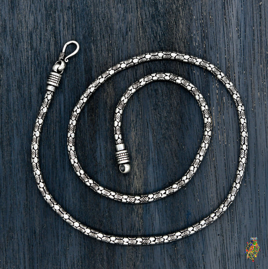 Silver Weave Chain (4 mm)