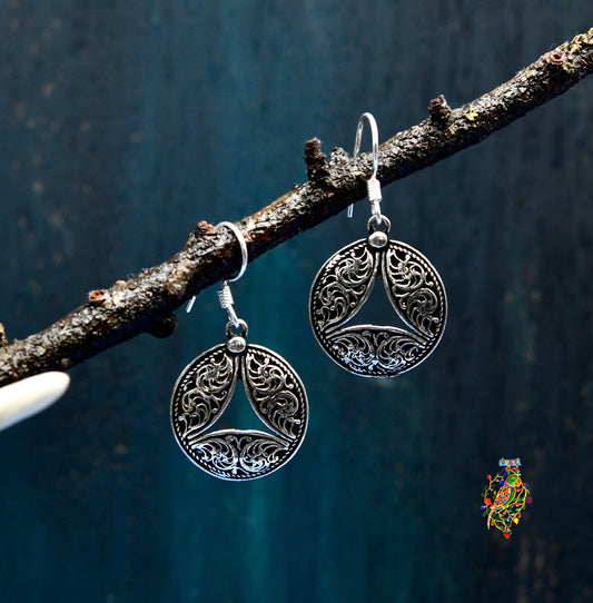 Circular Filigree Danglers