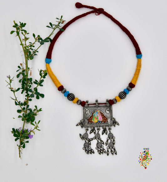 Radha-Krishna Rendition Necklace