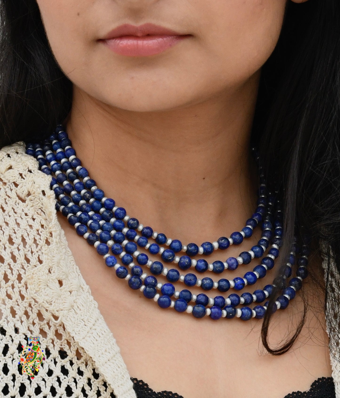 Lapis Lazuli Multi-layered Necklace