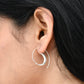 Silver Spiral Hoops (Small)