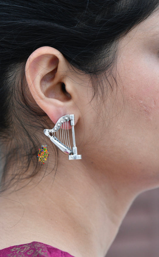 Delicate Harp Earrings