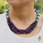 Amethyst Chips Layered Necklace