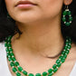 Two-Layered Jade and Pearls Set
