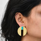 Turquoise Gold Studs