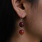 Crimson Shades Earrings
