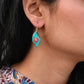 Turquoise Tibetan Earrings II