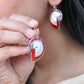 Red Shell Earrings