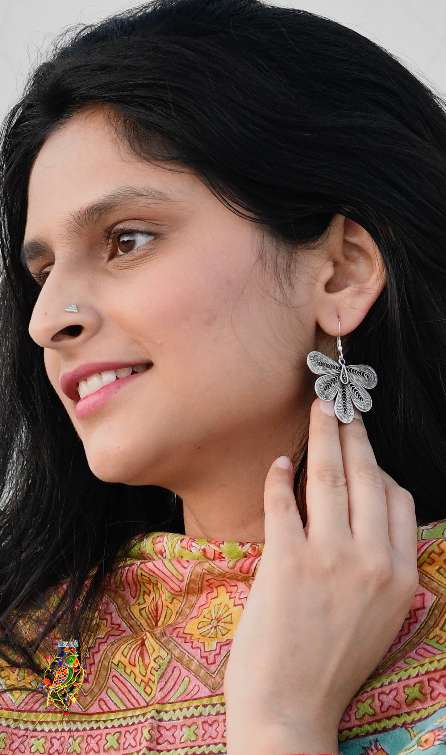 Filigree Woven Petals Earrings