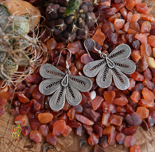 Filigree Woven Petals Earrings