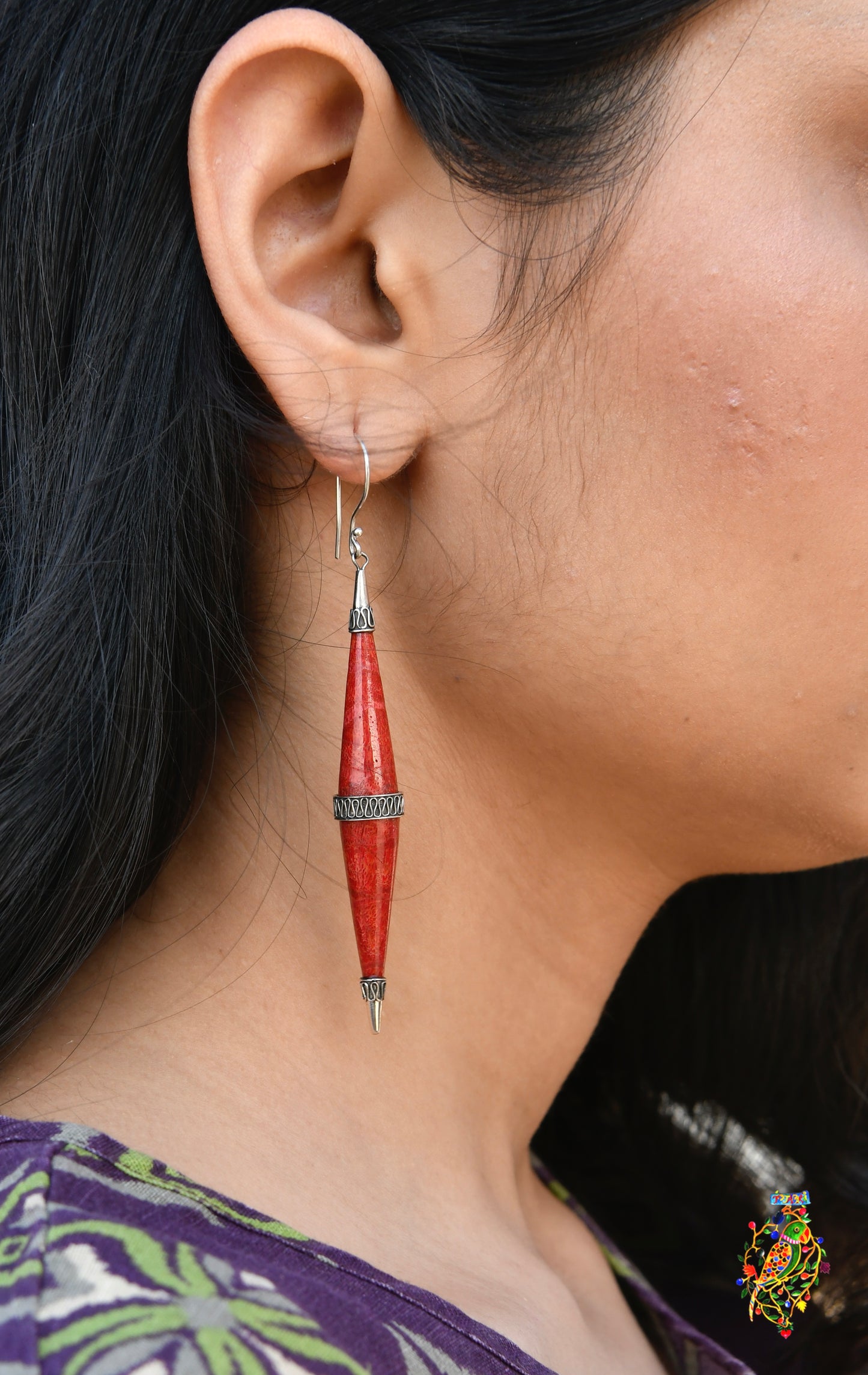 Red Cannon Earrings