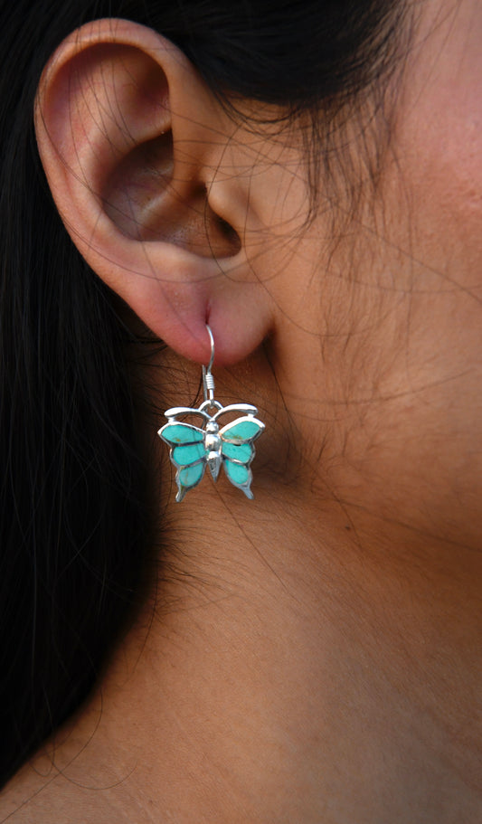 Azure Butterfly Earrings