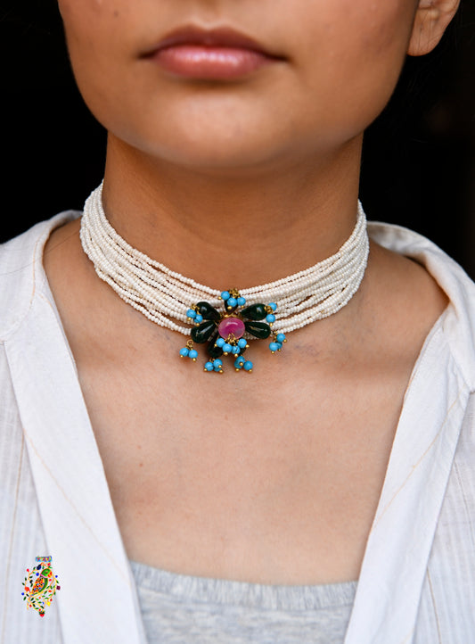 Ivory Bloom Choker