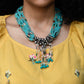 Tribal Teal Necklace