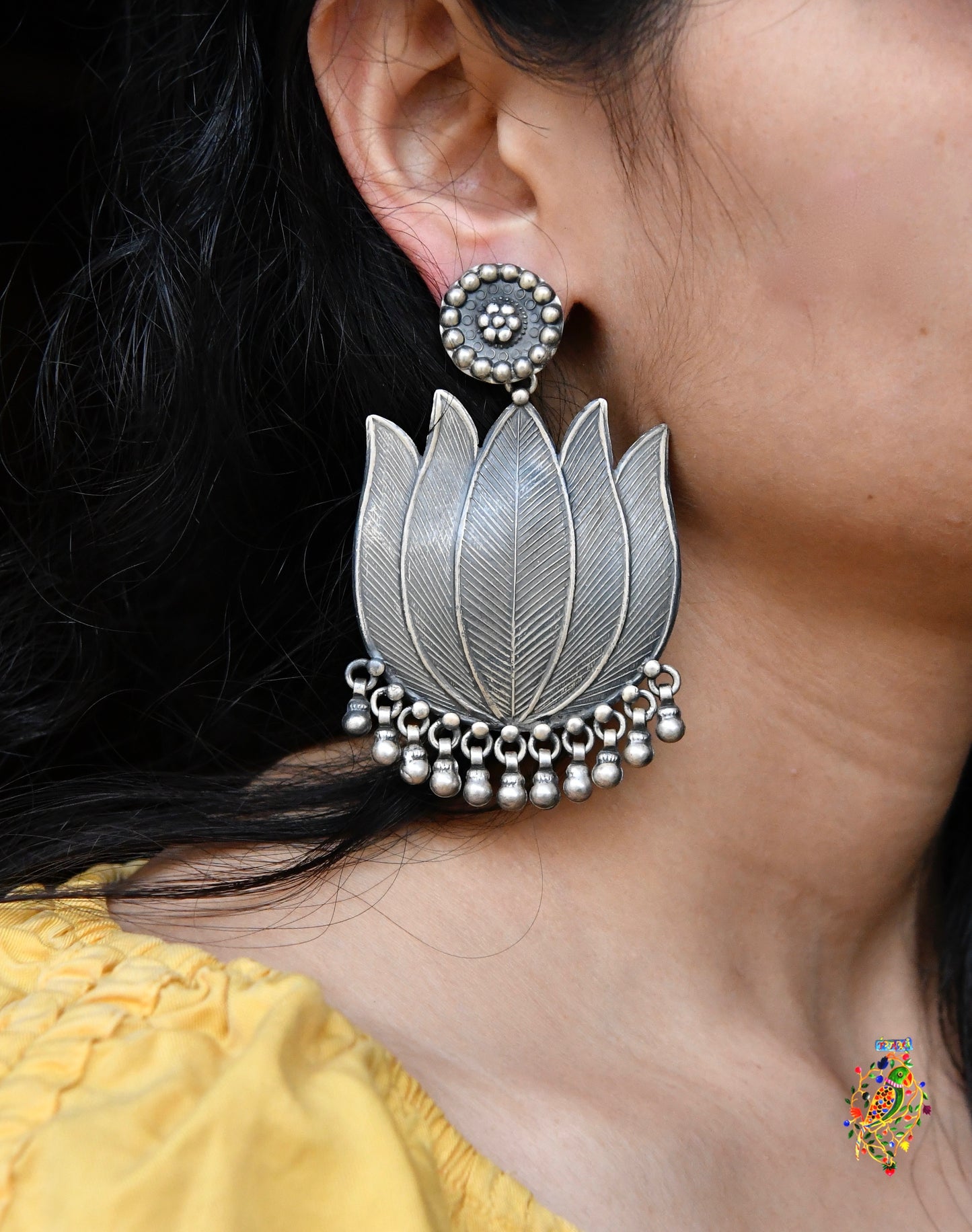 Lotus Ghugri Earrings