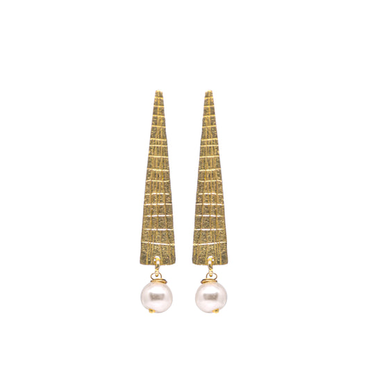 Falling Drops Studs (Gold-Plated)