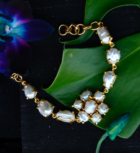 Pearl Flower Bracelet