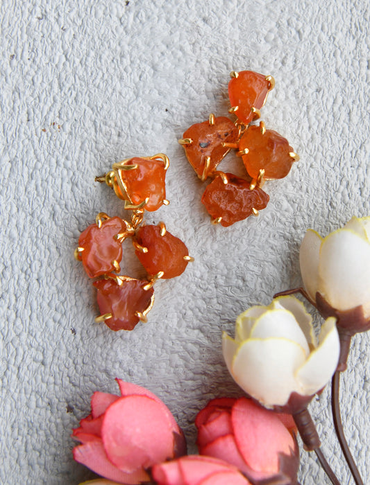 Carnelian Danglers (4 stones)