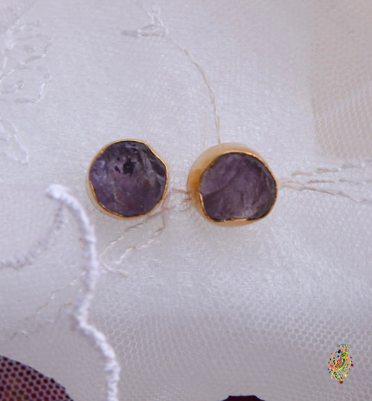 Amethyst Studs