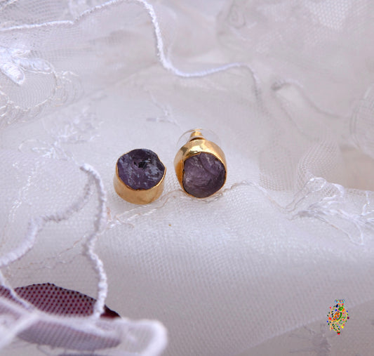 Amethyst Studs