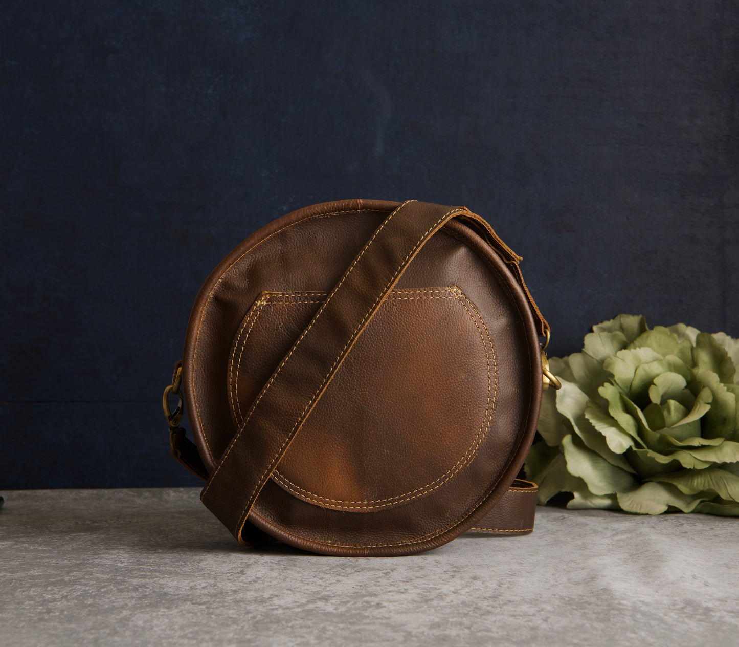 Femme Handpainted Rustic Leather Bag