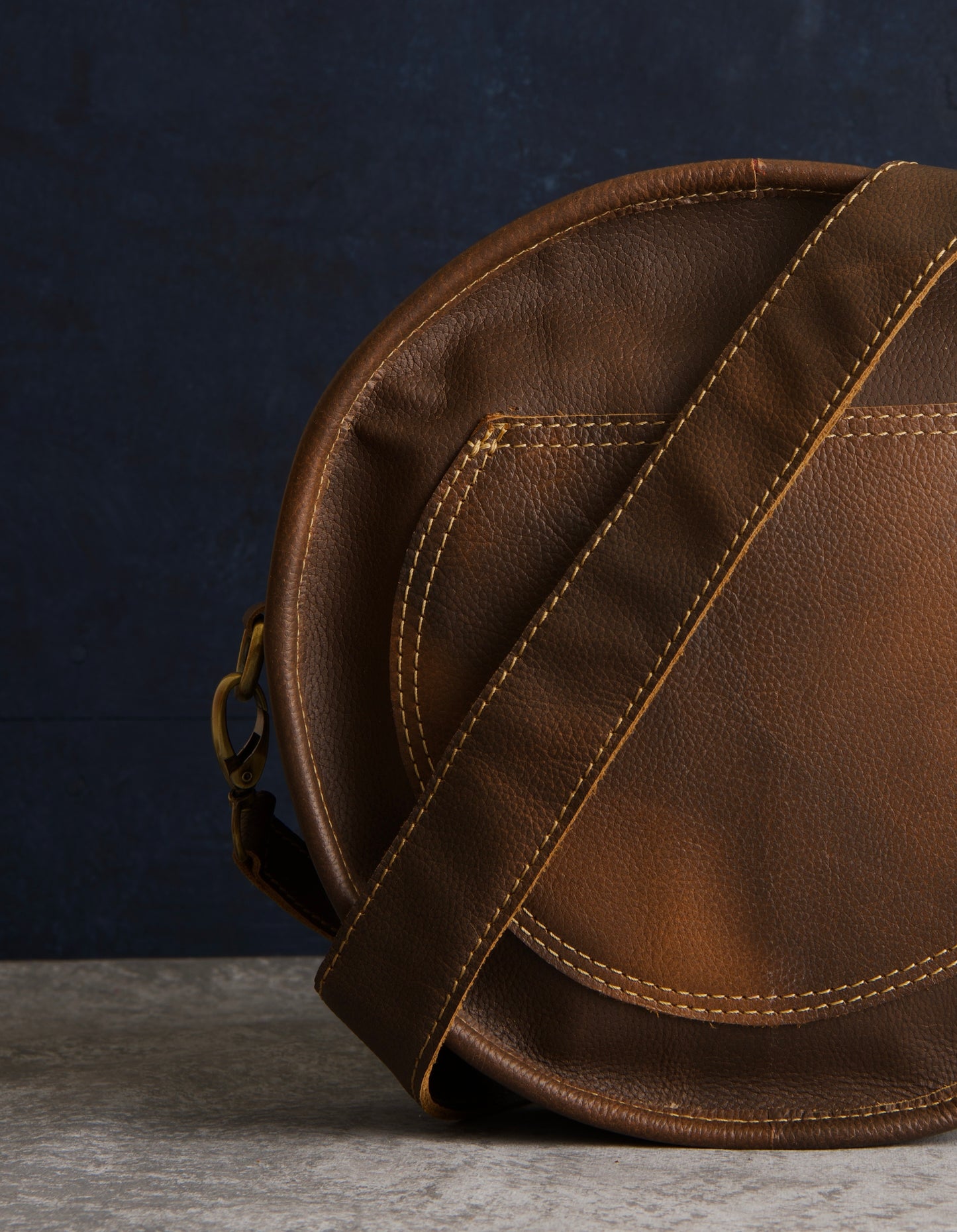 Femme Handpainted Rustic Leather Bag