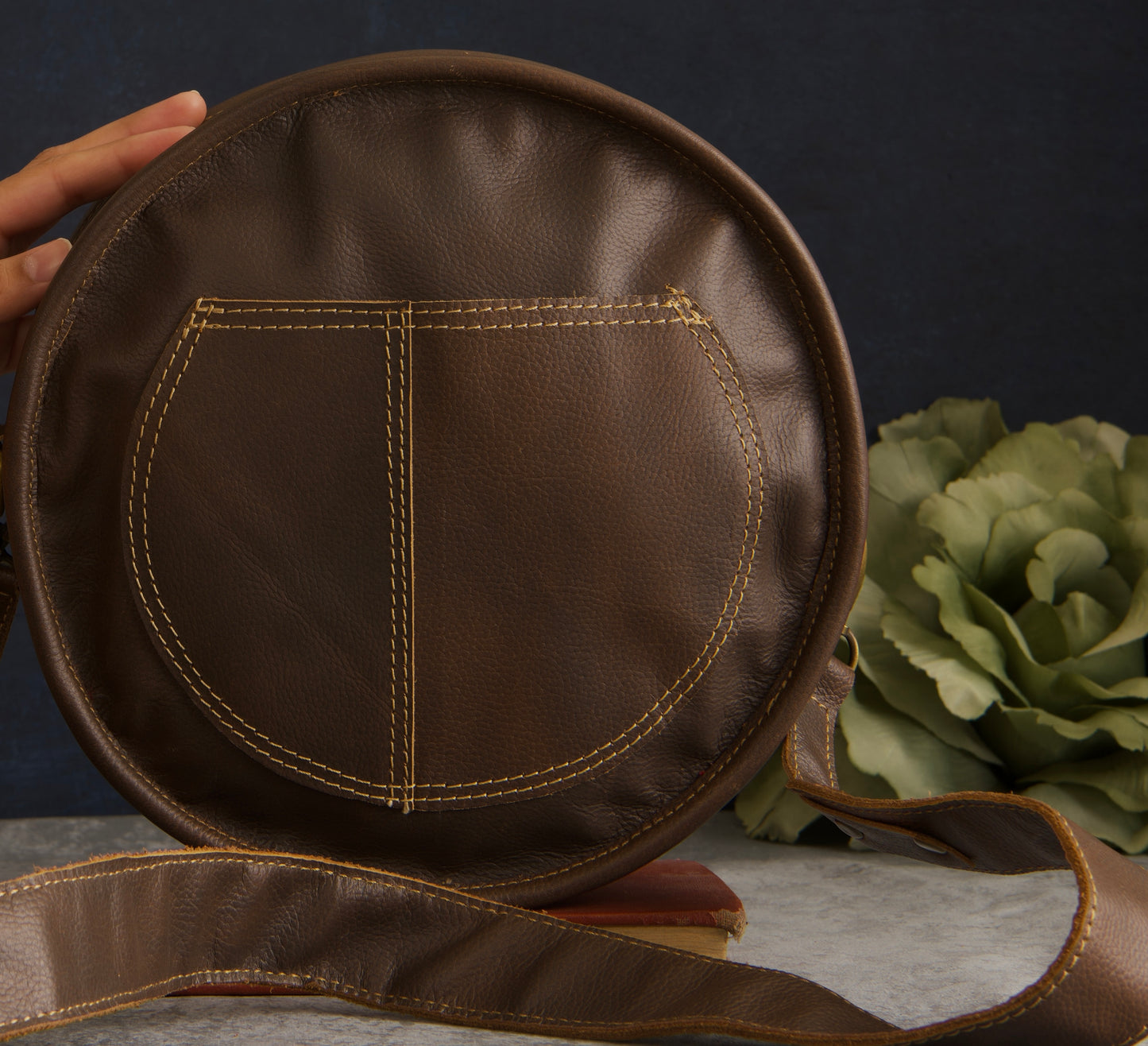 Allure Handpainted Rustic Leather Bag