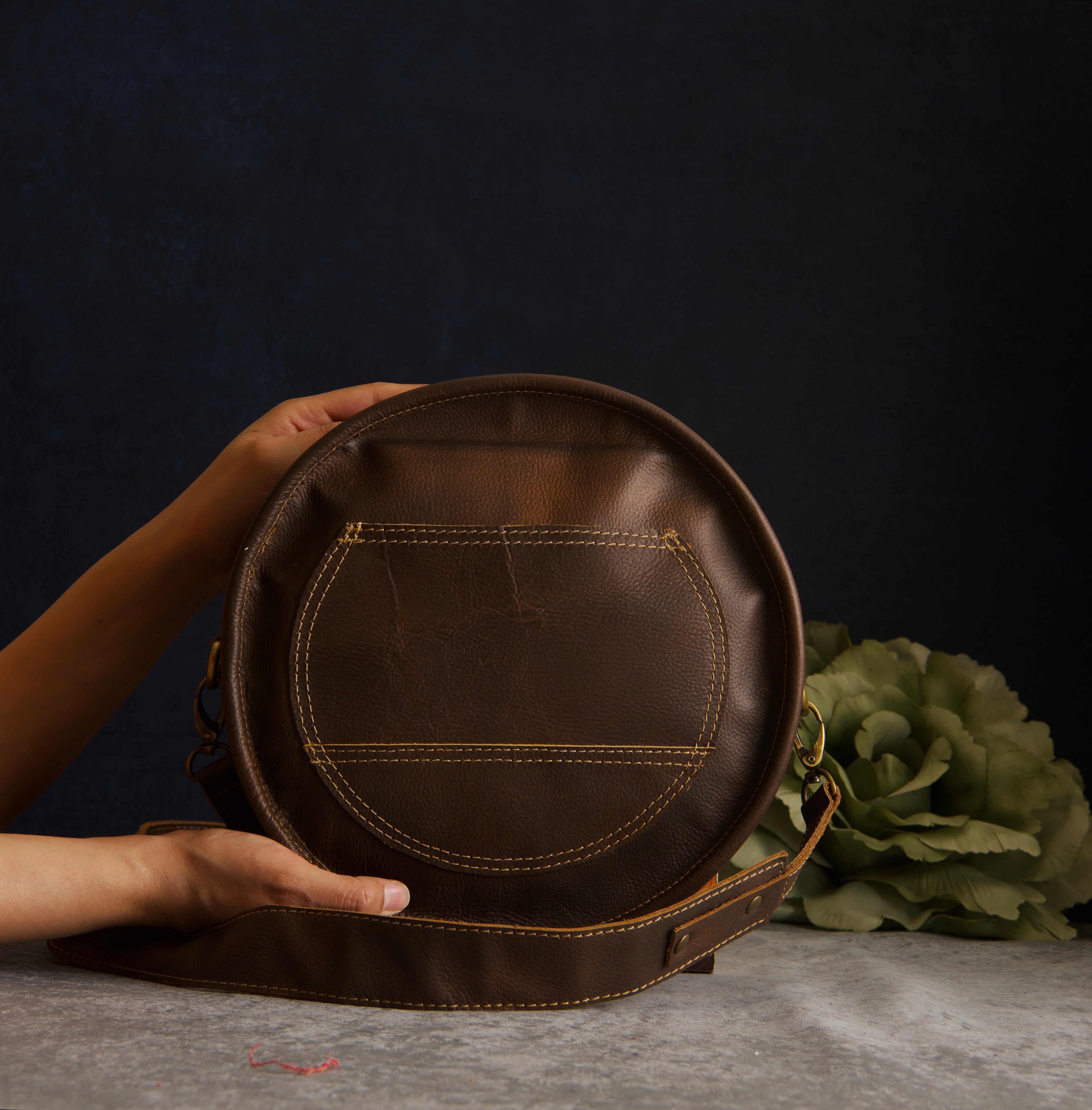 Genuine Italian Woven Leather Handbag | Patchwork Style | Shop