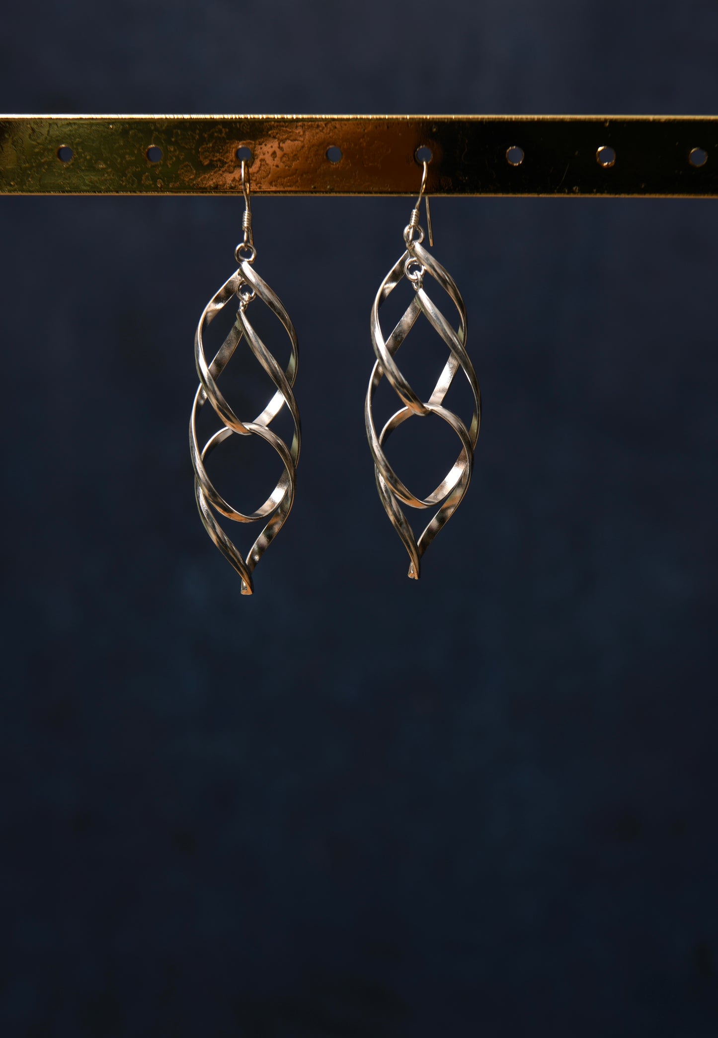 Silver Entwined Earrings II