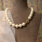 Golden Glow Pearls Necklace (16 mm)