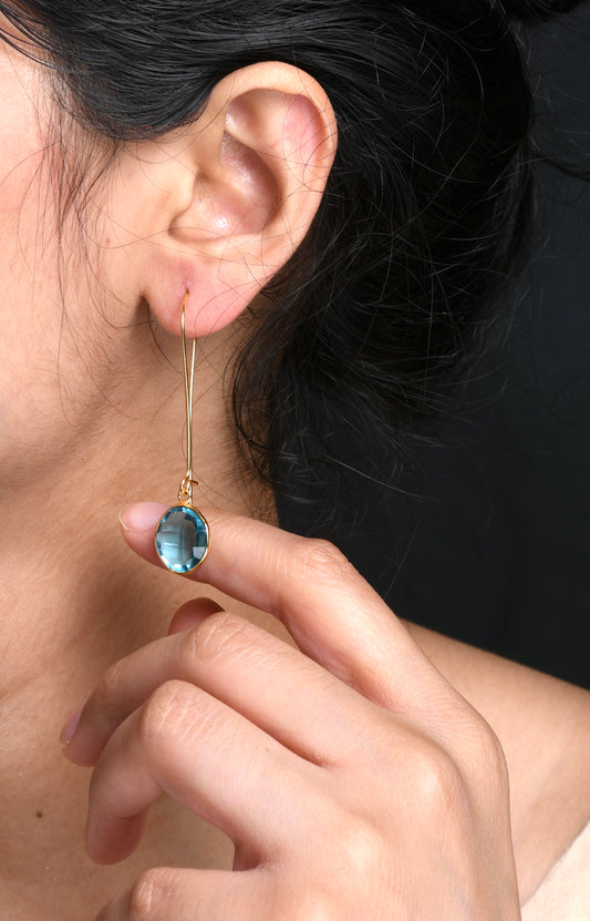 Blue Topaz Drops