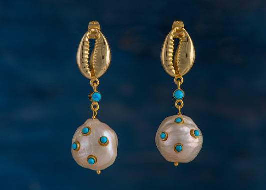 Drawn By Sea Earrings